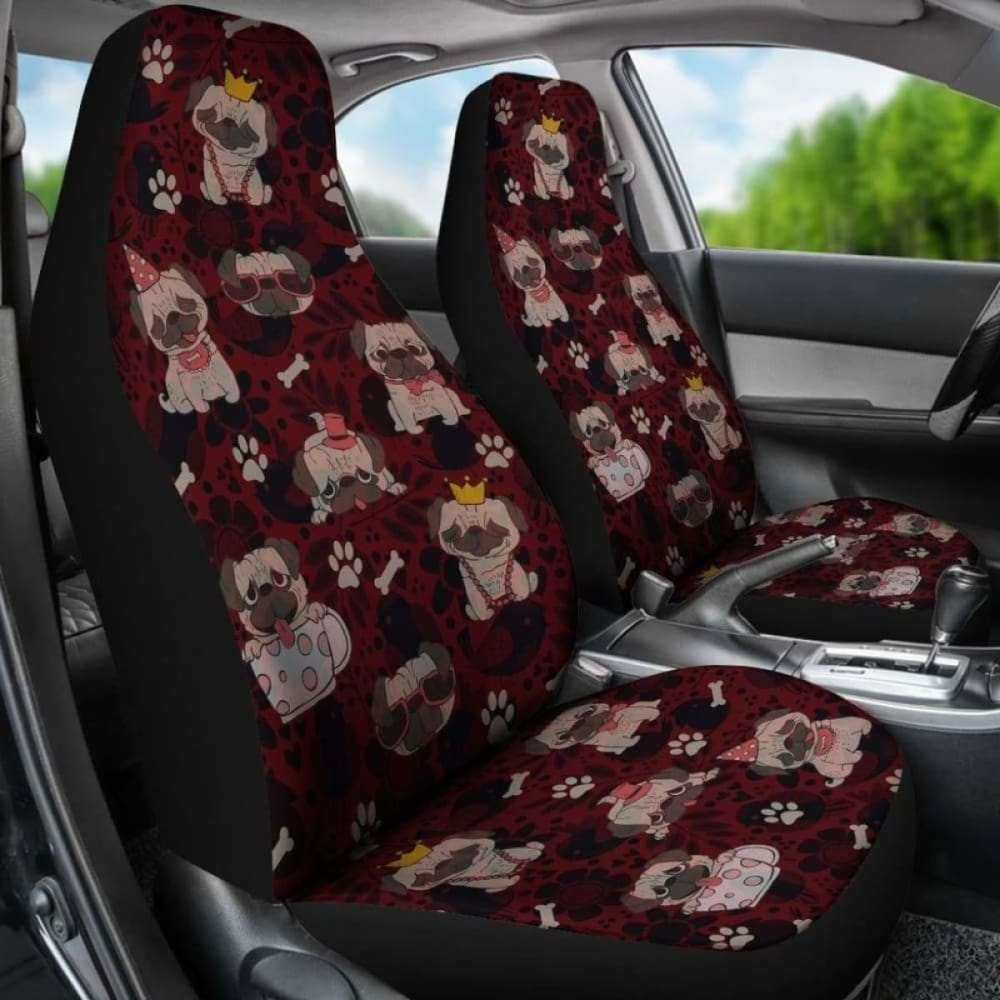 Pug Car Seat Covers 20 102918 - YourCarButBetter