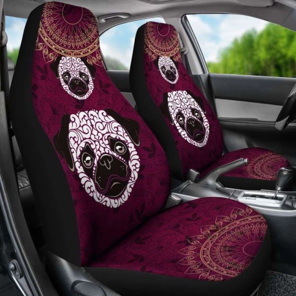 Pug Car Seat Covers 31 102918 - YourCarButBetter