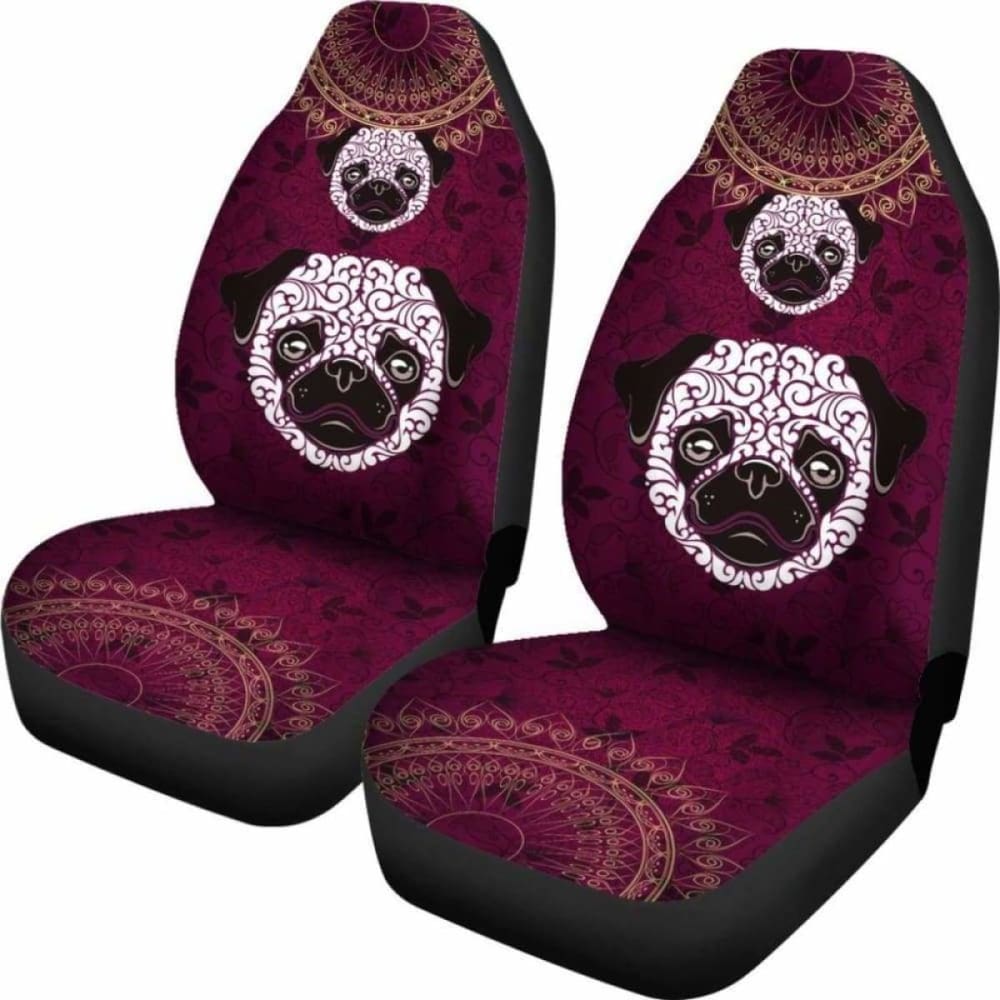 Pug Car Seat Covers 31 102918 - YourCarButBetter