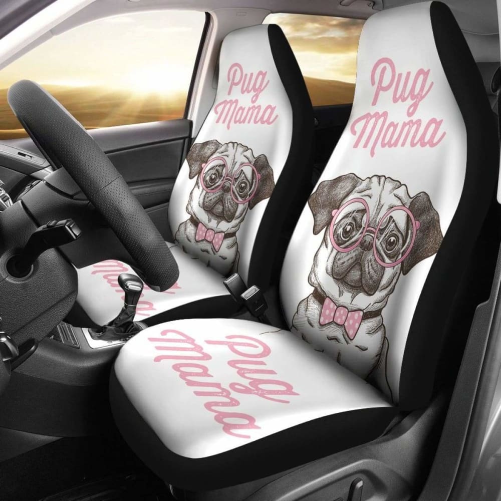 Pug Mama Car Seat Covers - Pug Bestseller 102918 - YourCarButBetter