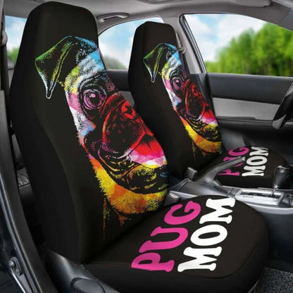Pug Mom Car Seat Covers 102918 - YourCarButBetter