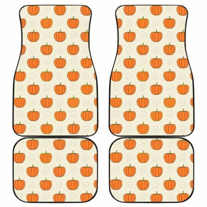 Pumpkin Halloween Car Floor Mats 102802 - YourCarButBetter