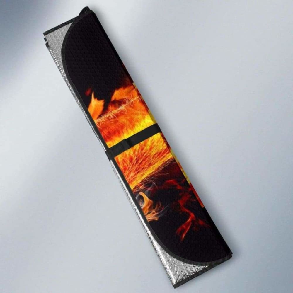 Punch Fire Vs Ice Car Sun Shades 085424 - YourCarButBetter