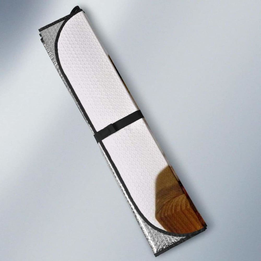 Puppy Bulldog Cute Car Sun Shade 172609 - YourCarButBetter