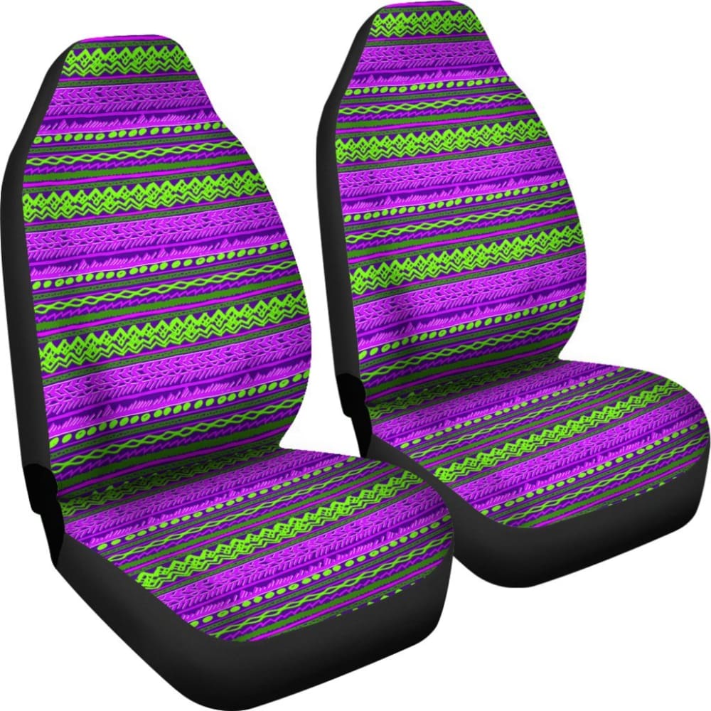 Purple And Green Aztec Design 174510 - YourCarButBetter