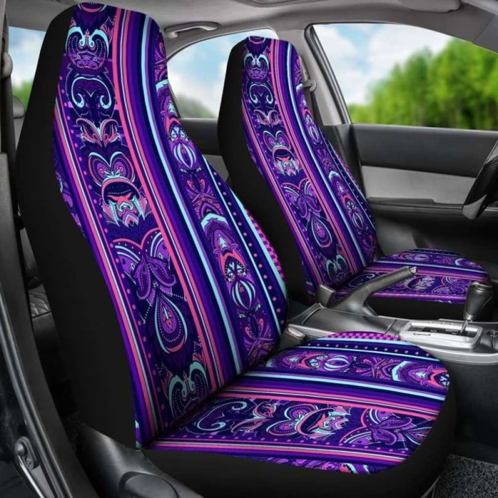 Purple Boho Car Seat Covers 105905 - YourCarButBetter