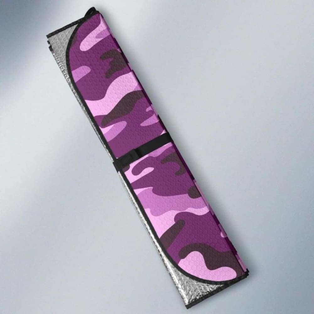 Purple Camouflage Car Sun Shades 172609 - YourCarButBetter