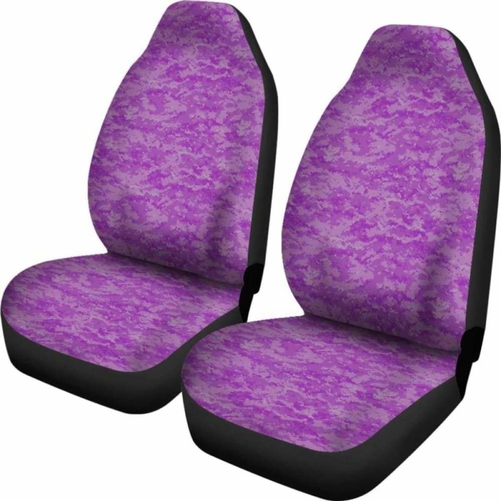 Purple Digital Camouflage Car Seat Covers 112608