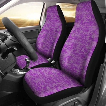 Purple Digital Camouflage Car Seat Covers 112608