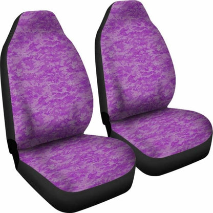 Purple Digital Camouflage Car Seat Covers 112608