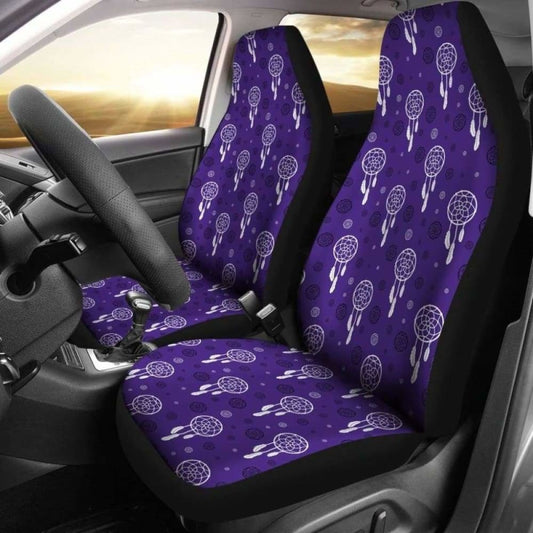 Purple Dreamcatcher Car Seat Covers 105905 - YourCarButBetter