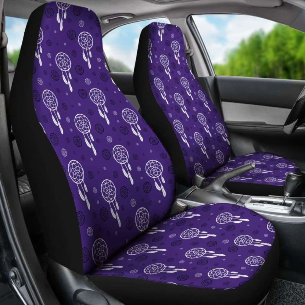 Purple Dreamcatcher Car Seat Covers 105905 - YourCarButBetter