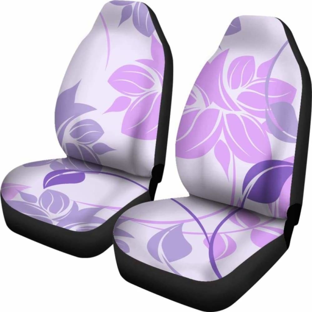 Purple Floral Car Seat Covers 153908 - YourCarButBetter