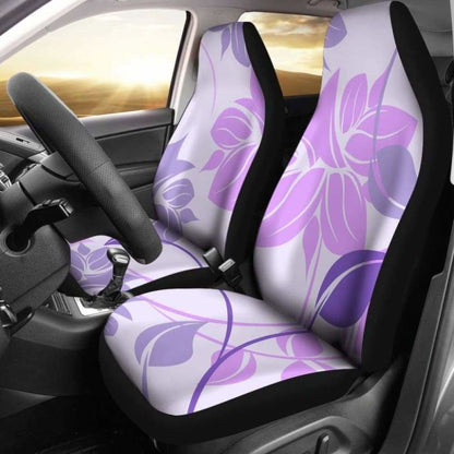 Purple Floral Car Seat Covers 153908 - YourCarButBetter