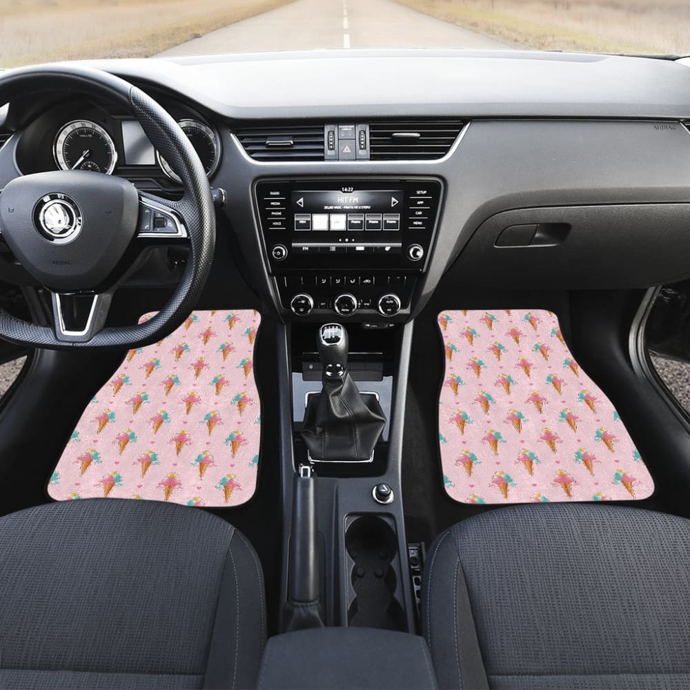 Purple Ice Cream Car Floor Mats 211703 - YourCarButBetter