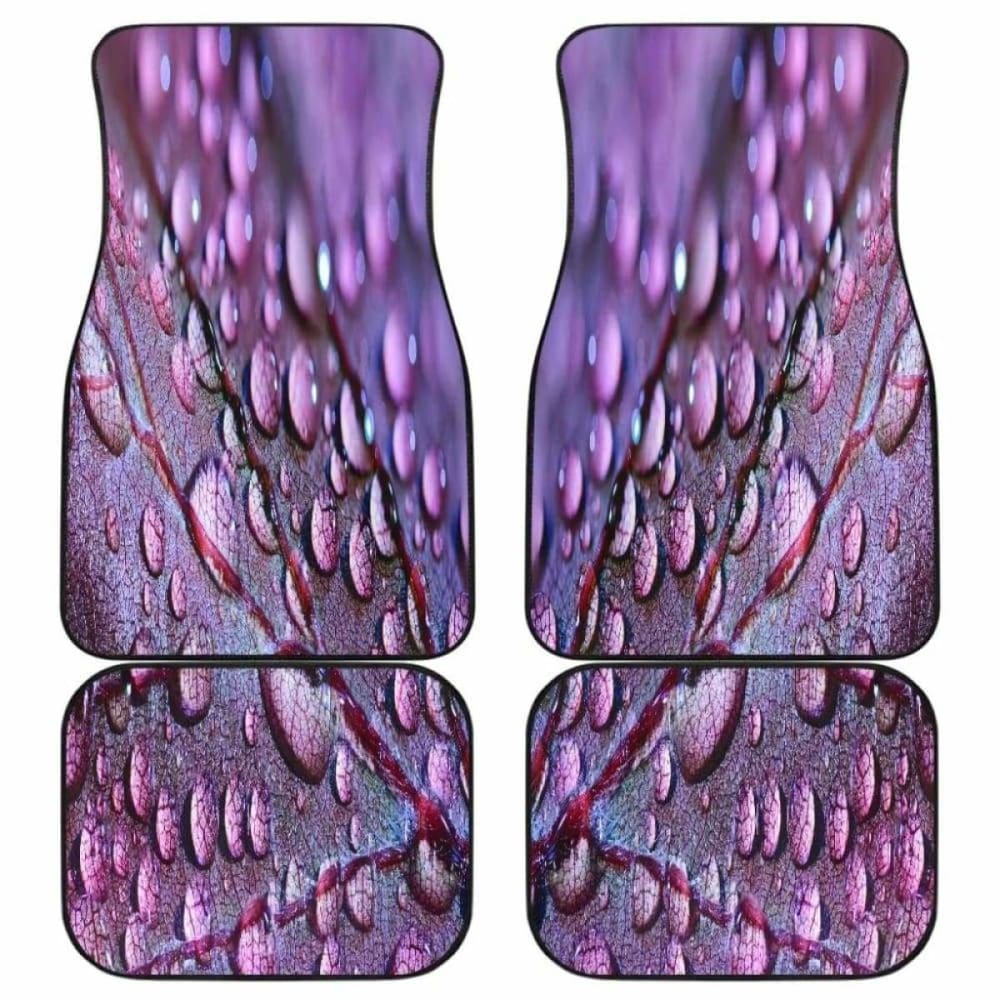 Purple Leaf Front And Back Car Mats 174510 - YourCarButBetter
