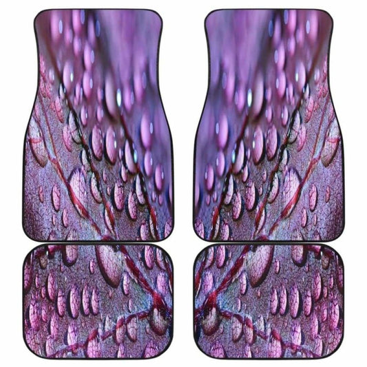 Purple Leaf Front And Back Car Mats 174510 - YourCarButBetter