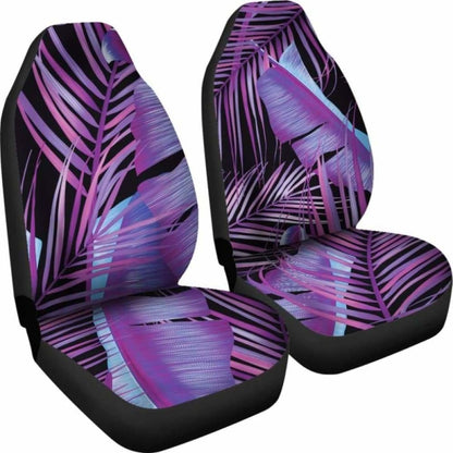 Purple Leaves Car Seat Covers 174914 - YourCarButBetter