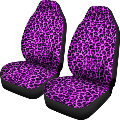 Purple Leopard Skin Print Car Seat Covers 211504 - YourCarButBetter