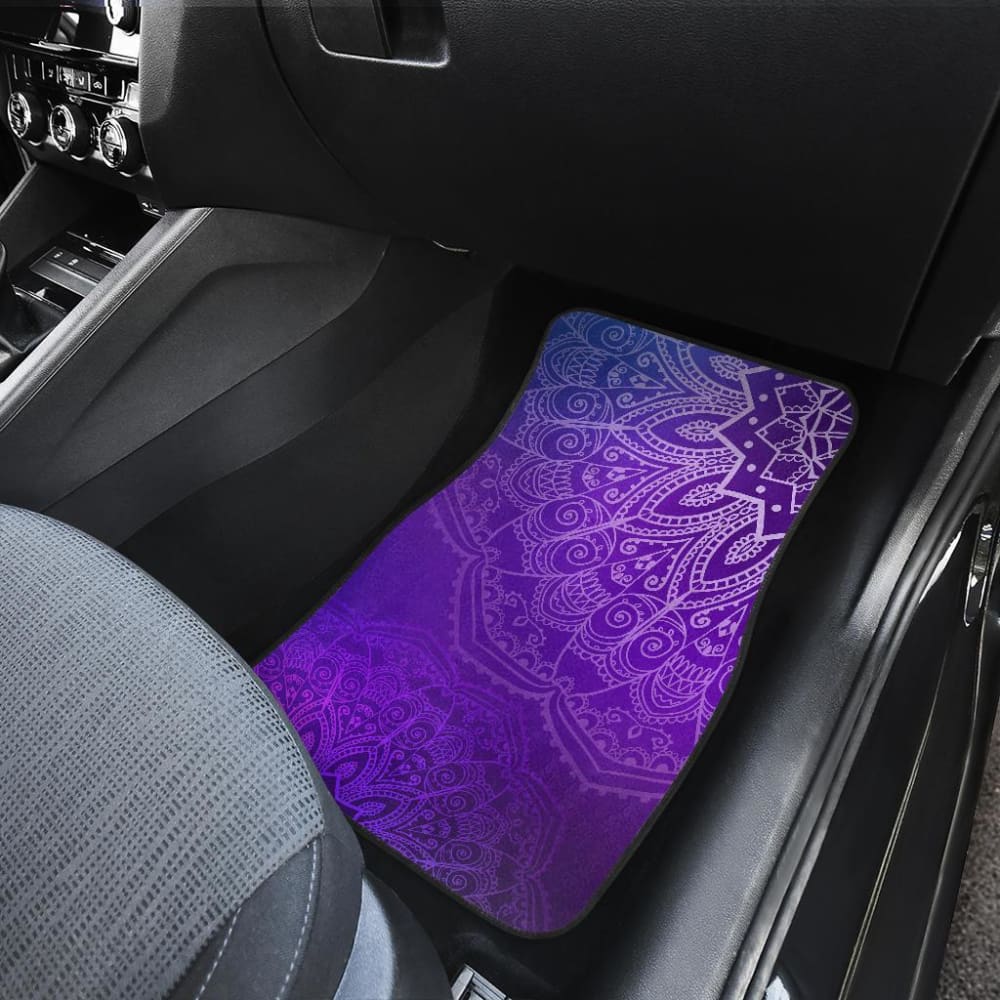 Purple Mandalas Car Floor Mats 093223 - YourCarButBetter