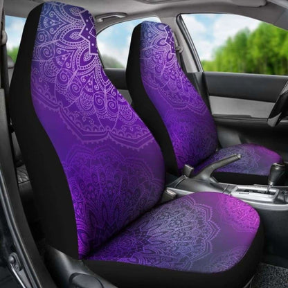 Purple Mandalas Car Seat Covers 105905 - YourCarButBetter