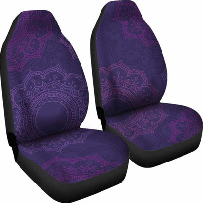 Purple Mandalas Car Seat Covers 105905 - YourCarButBetter