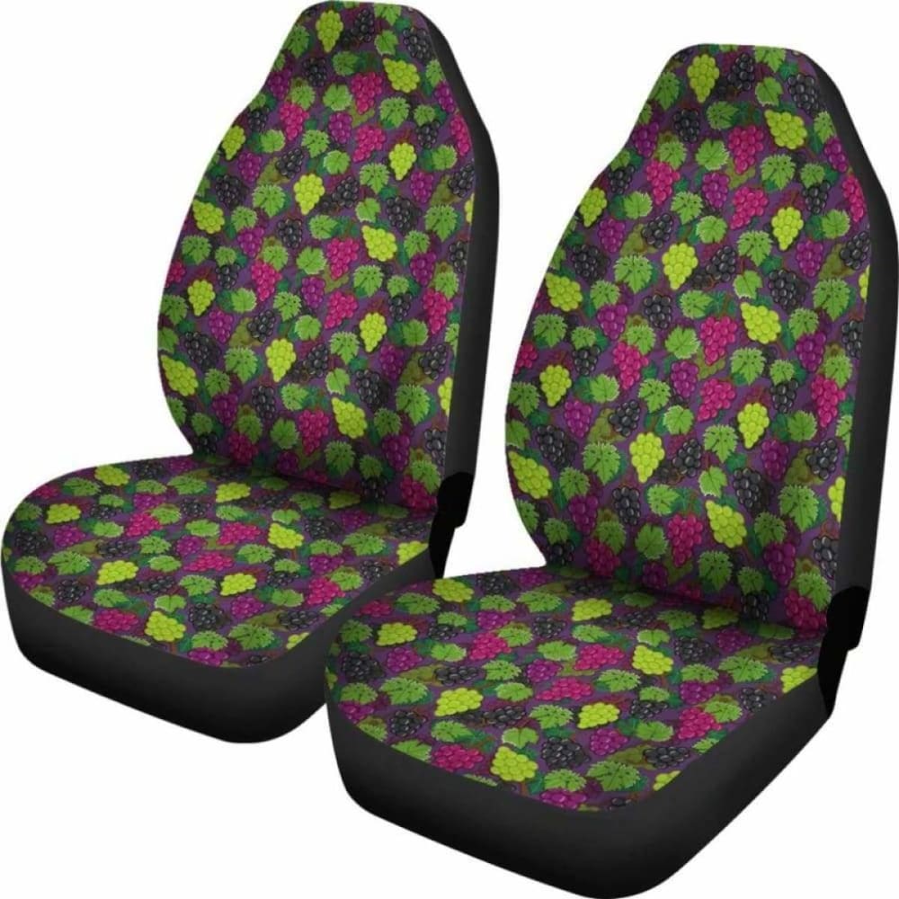 Purple Red And Green Grapes Car Seat Covers 174914 - YourCarButBetter