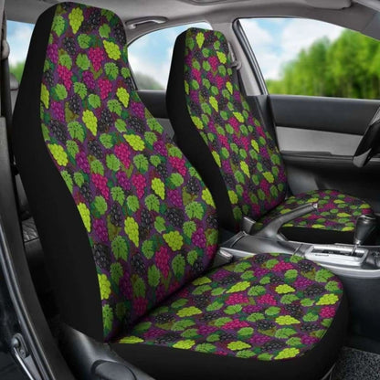 Purple Red And Green Grapes Car Seat Covers 174914 - YourCarButBetter