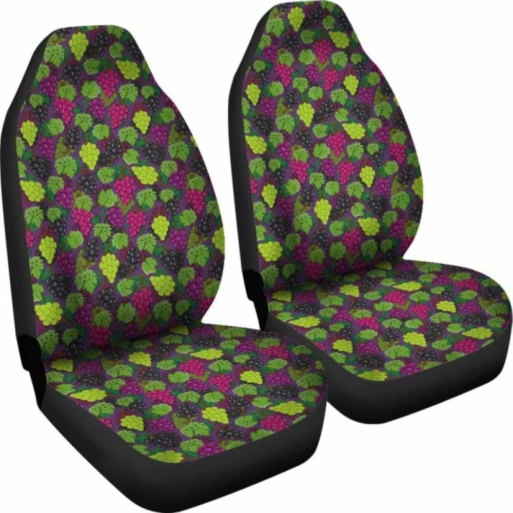 Purple Red And Green Grapes Car Seat Covers 174914 - YourCarButBetter