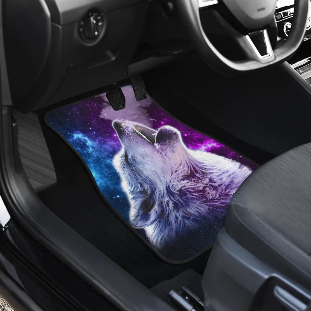 Purple Sky Wolf Car Floor Mats 211702