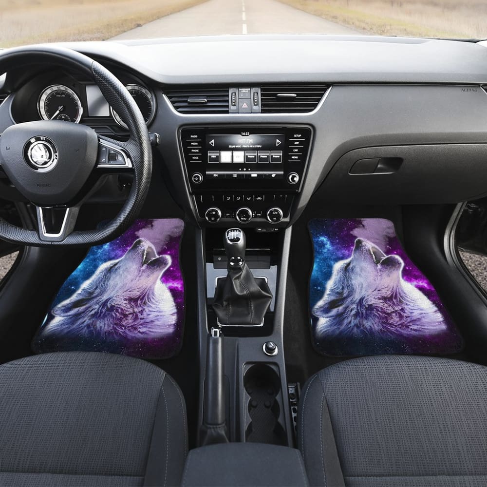 Purple Sky Wolf Car Floor Mats 211702