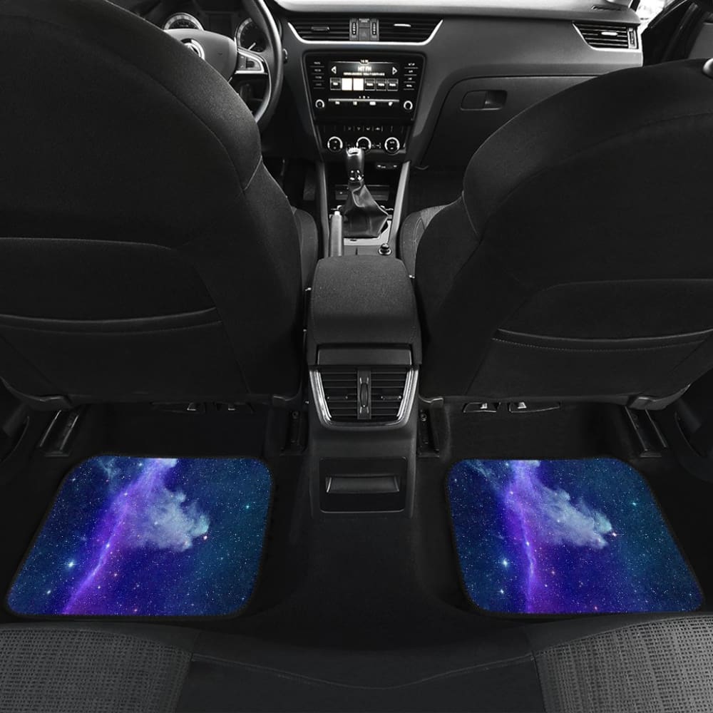 Purple Starry Sky Wolf Car Floor Mats 211602