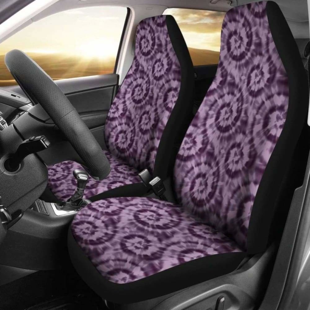 Purple Tie Dye Car Seat Covers Seat Protectors 105905 - YourCarButBetter
