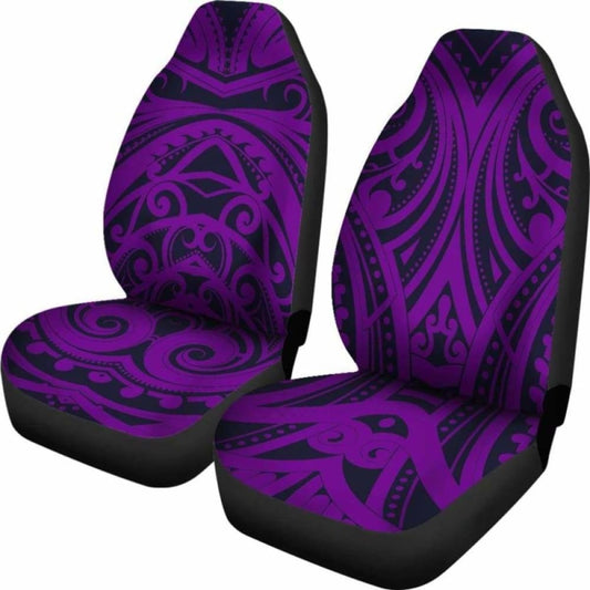 Purple Tribal Polynesian Car Seat Covers 105905 - YourCarButBetter