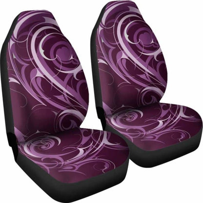 Purple Tribal Swirls Car Seat Covers 105905 - YourCarButBetter