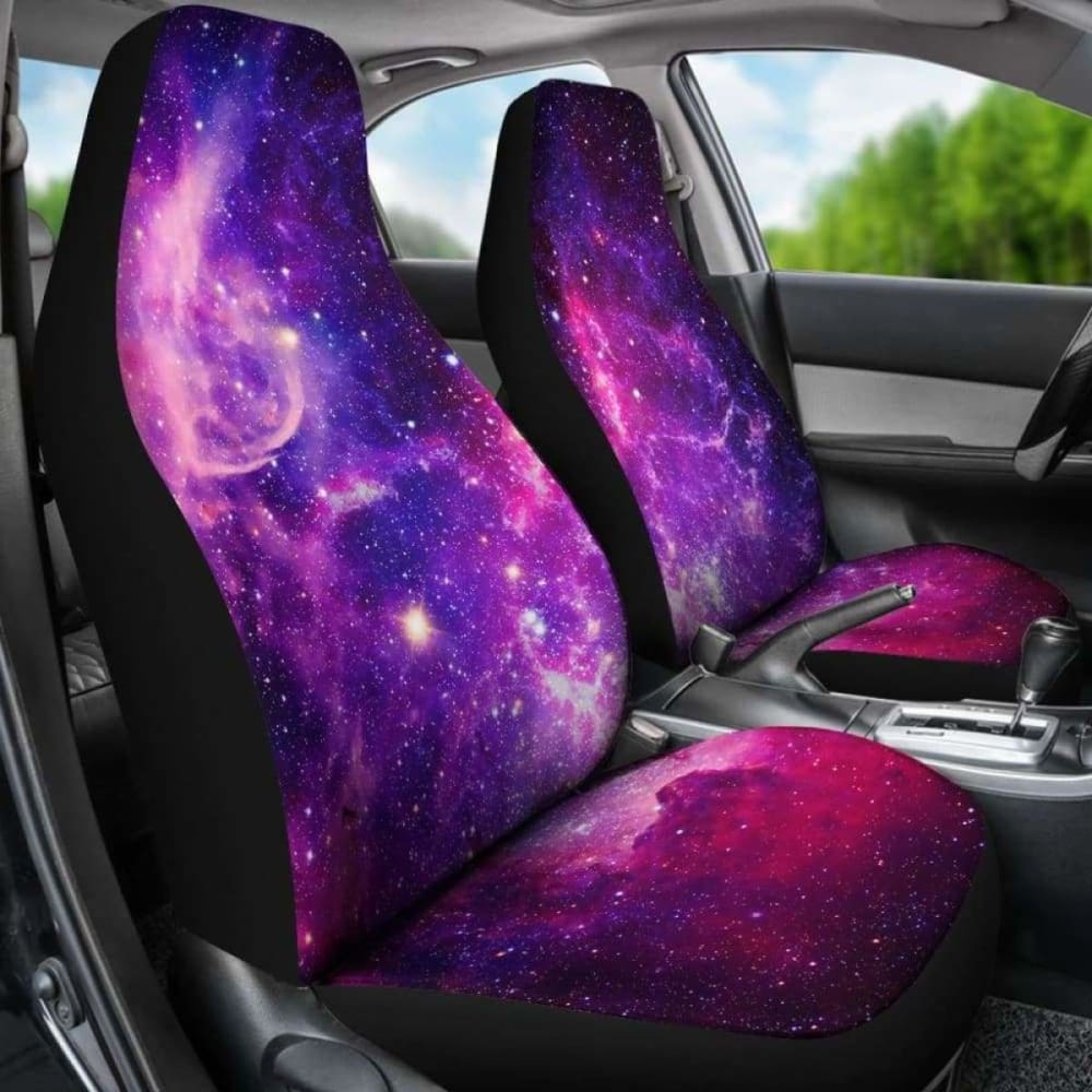 Purple Universe Car Seat Covers 163730 - YourCarButBetter