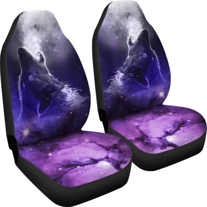 Purple Wolf Car Seat Covers 174510 - YourCarButBetter