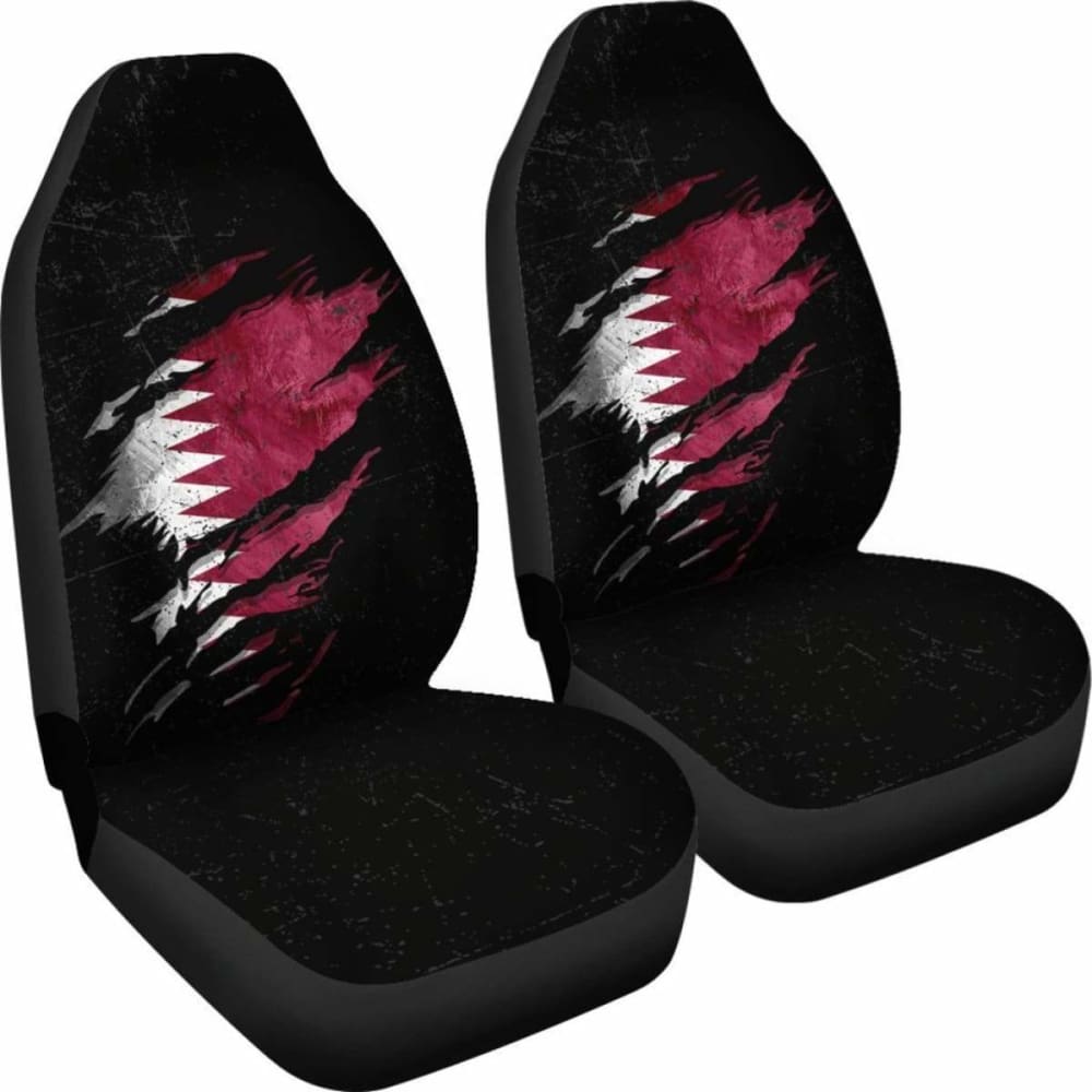 Qatar In Me Car Seat Covers - Special Grunge Style 232125 - YourCarButBetter
