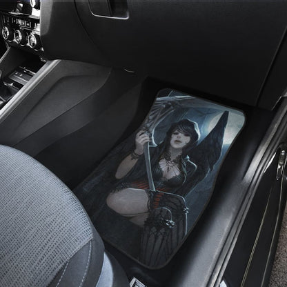 Queen Of Death Grim Reaper Car Floor Mats 210603 - YourCarButBetter