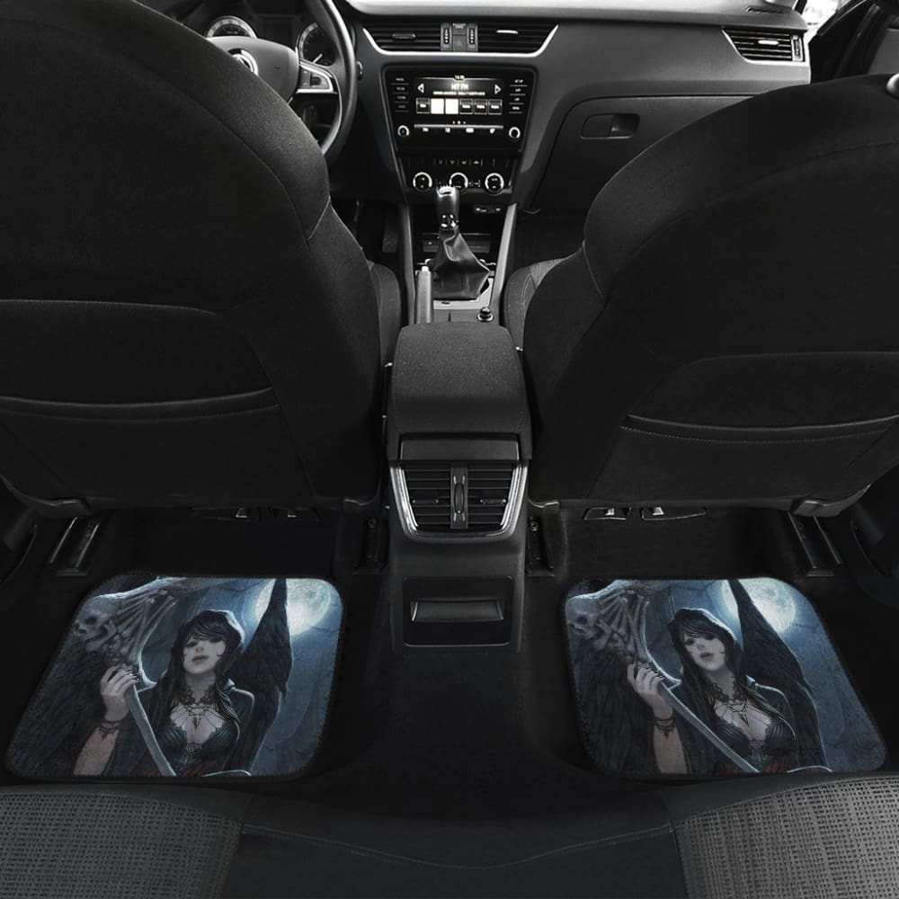Queen Of Death Grim Reaper Car Floor Mats 210603 - YourCarButBetter