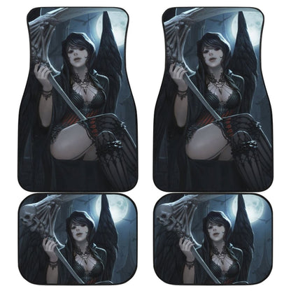 Queen Of Death Grim Reaper Car Floor Mats 210603 - YourCarButBetter
