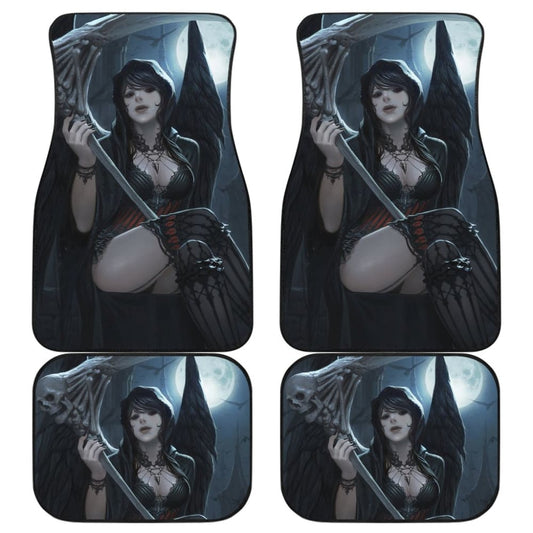 Queen Of Death Grim Reaper Car Floor Mats 210603 - YourCarButBetter
