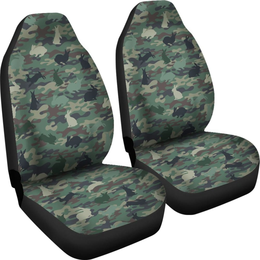 Rabbit Camouflage Car Seat Covers 101819 - YourCarButBetter