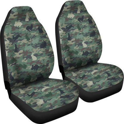 Rabbit Camouflage Car Seat Covers 101819 - YourCarButBetter