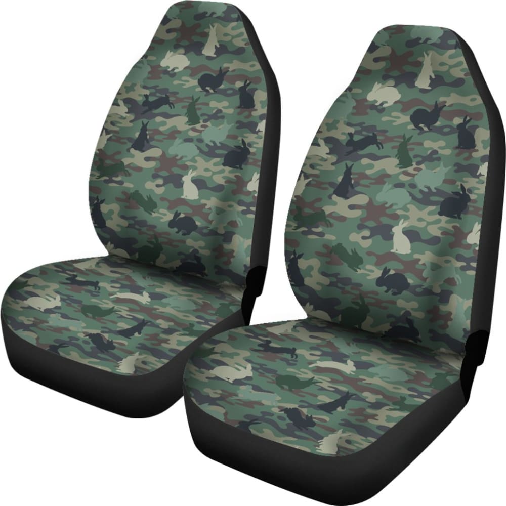 Rabbit Camouflage Car Seat Covers 101819 - YourCarButBetter