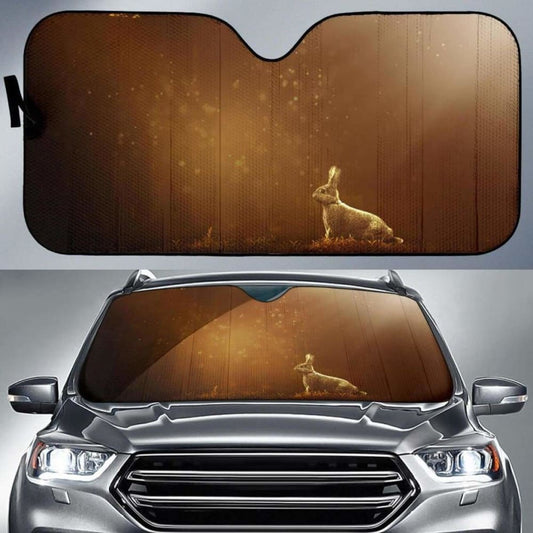 Rabbit Forest Bokeh Sunlight 4K 8K Car Sun Shade 085424 - YourCarButBetter