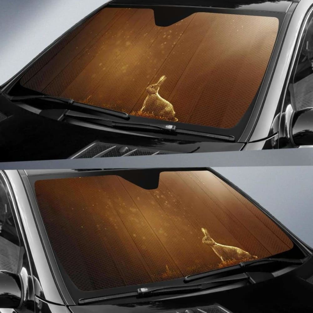 Rabbit Forest Bokeh Sunlight 4K 8K Car Sun Shade 085424 - YourCarButBetter