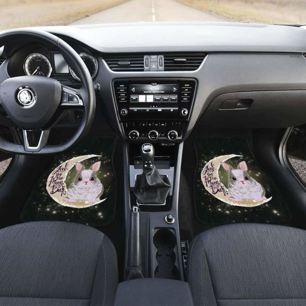 Rabbit Moon Car Floor Mats 161012