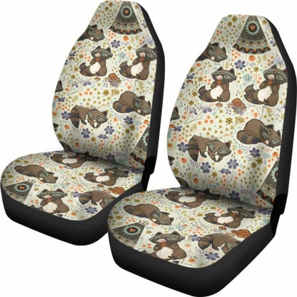 Raccoon Car Seat Covers 05 174510 - YourCarButBetter