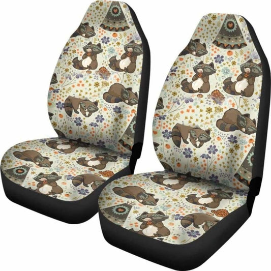 Raccoon Car Seat Covers 05 174510 - YourCarButBetter